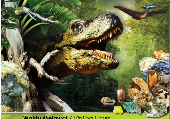 Dinosaur exhibition at the Geological Museum