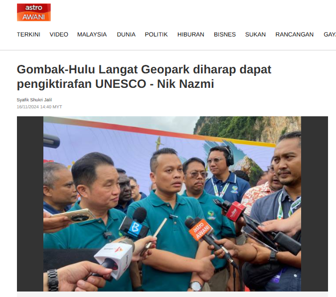 astroawani.com berita malaysia gombak hulu langat geopark diharap dapat pengiktirafan unesco nik nazmi 496587
