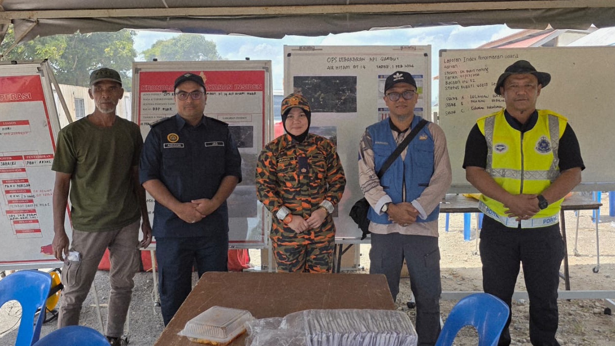 Lawatan Tapak JMG Johor ke Kawasan Kebakaran Gambut di Ayer Hitam, Muar